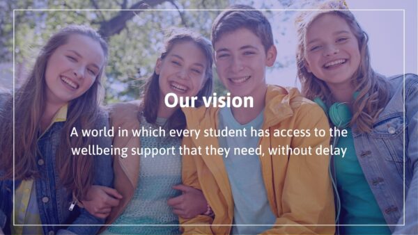 mdeducational foundation vision: A world in which every student has access to the wellbeing support that they need, without delay