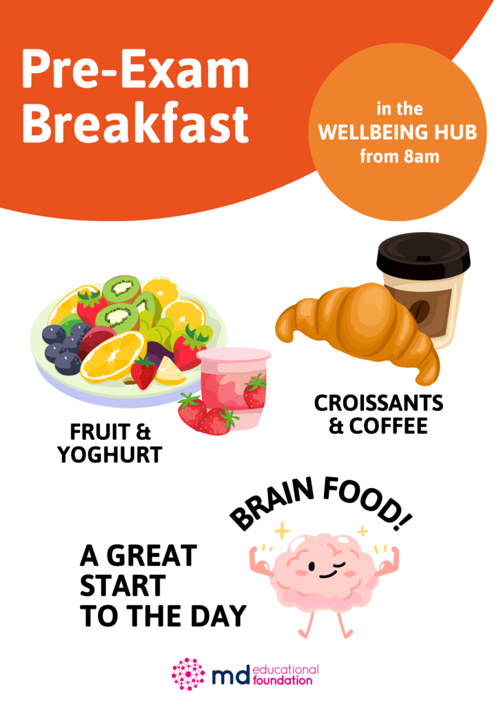 Pre-Exam Breakfast - workshop to reduce exam stress on the day