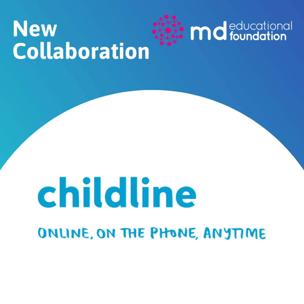 mdeducational foundation announces collaboration with Childline