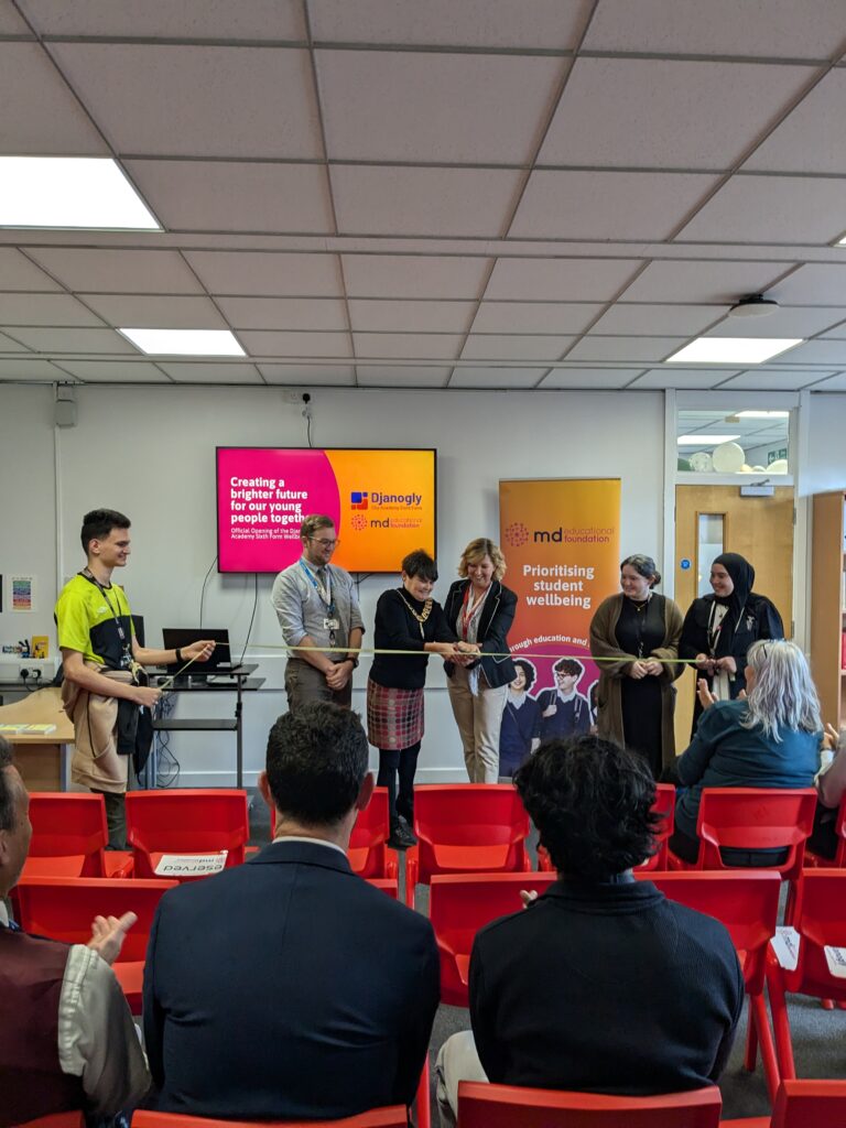 mdeducational foundation wellbeing initiative launch at Djanogly City Academy Sixth Form