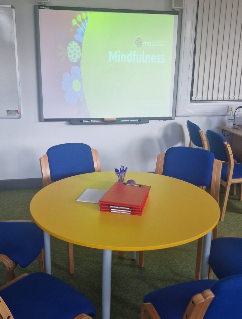 Mindfulness workshops to help students to reflect on their feelings and feel more relaxed