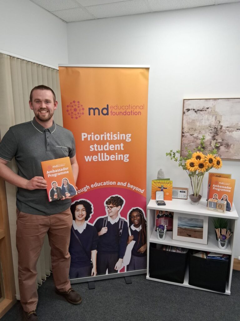 mdeducational foundation Ambassador, James Sweeney